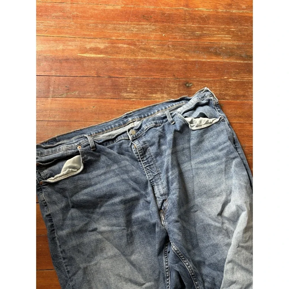 Levi's 559 Relaxed Straight Fit Jeans Blue Big & Tall Size 46x30